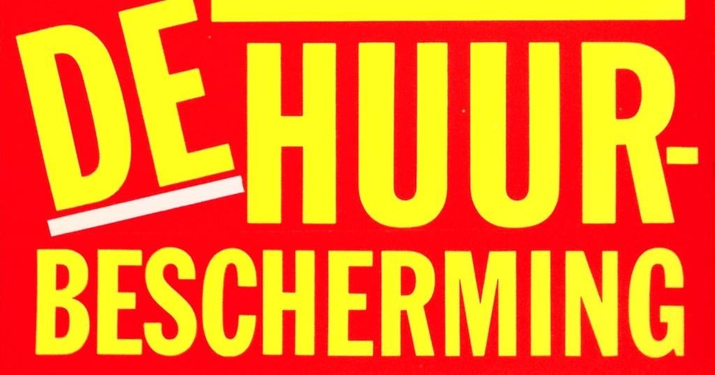 Poster huurbescherming variatie 2, Ophalen, Gebruikt, A1 t/m A3