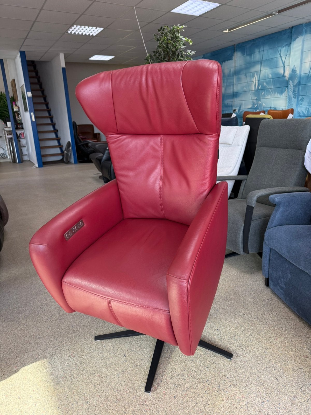 Luxe Prominent sta op stoel relax fauteuil gratis bezorging, Ophalen of Verzenden, Nieuw, Leer, Met garantie en ophaal korting
