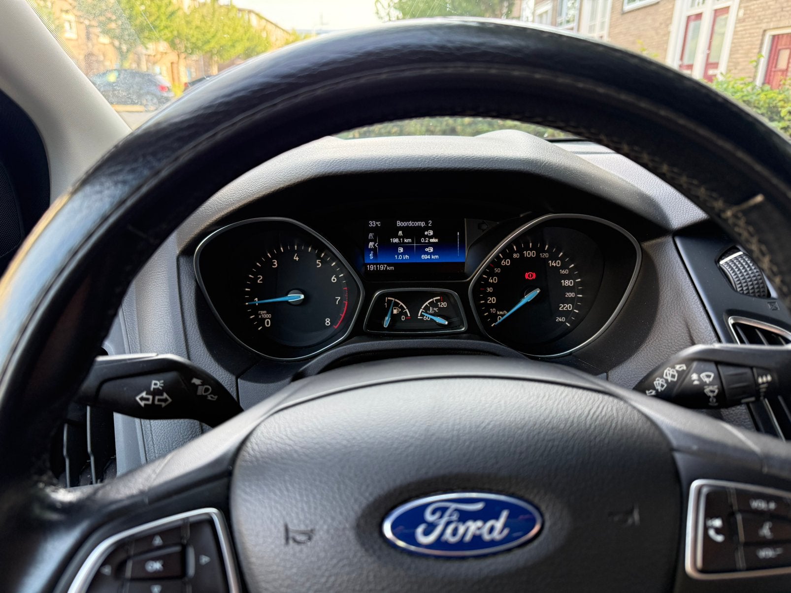 Ford Focus 1.0 Ecoboost 125pk 2016 Grijs, Auto's, Euro 5, Handgeschakeld, Particulier, 3 cilinders