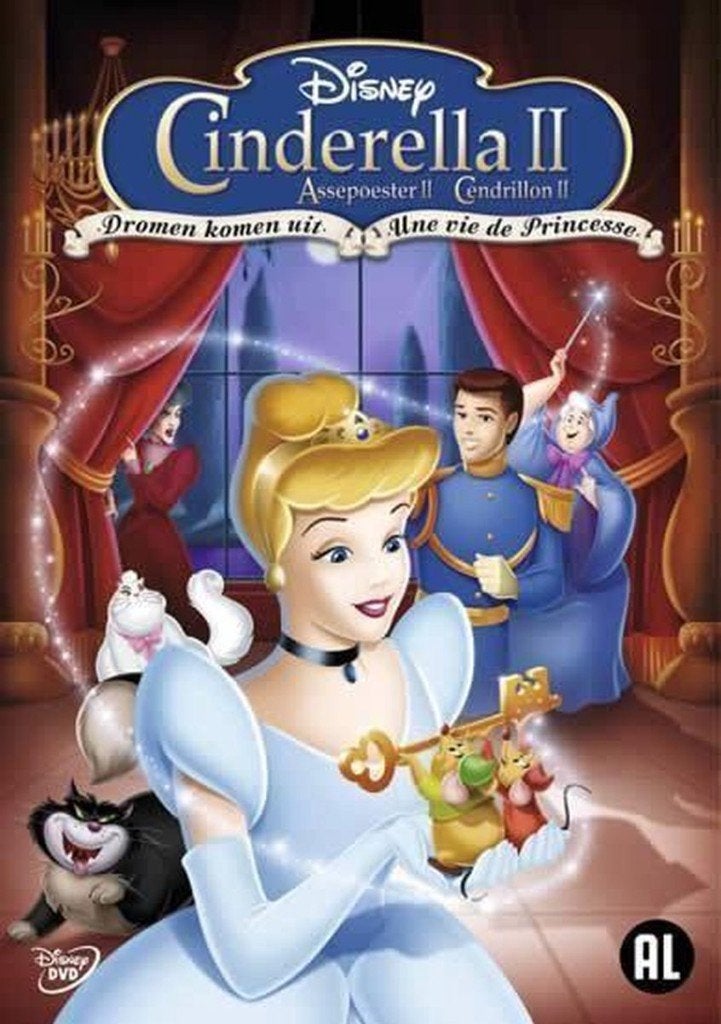 Cinderella 2  (Assepoester) Dromen komen uit, Tekenfilm, Zo goed als nieuw, Alle leeftijden, Amerikaans
