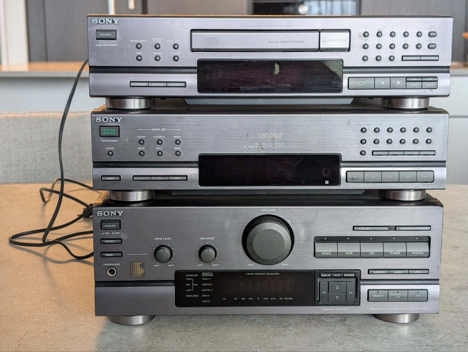 Sony Hifi Set - Versterker, Tuner, CD-speler, Ophalen of Verzenden