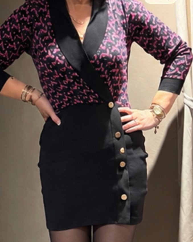 Nikkie jurkje maat 36, Ophalen, Zwart, Zo goed als nieuw, Maat 36 (S)