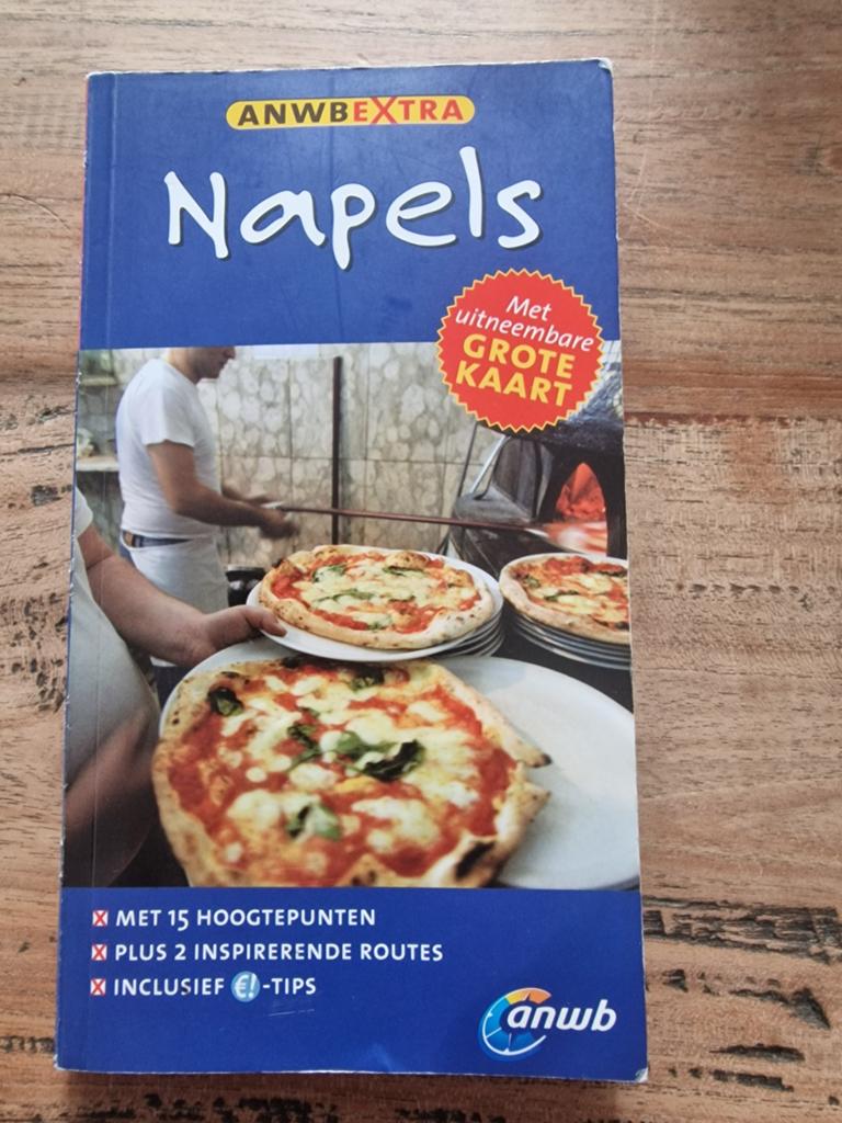 ANWB Extra Reisgids Napels met Grote Kaart, Europa, Ophalen of Verzenden, Zo goed als nieuw, Reisgids of -boek