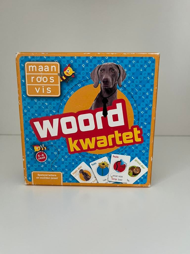 Woorden kwartet spel – leerzaam & leuk (6-8 jaar), Ophalen, Zo goed als nieuw