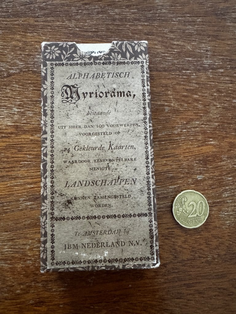 Alphabetisch Myriorama - ca. 1970 – compleet, Ophalen of Verzenden