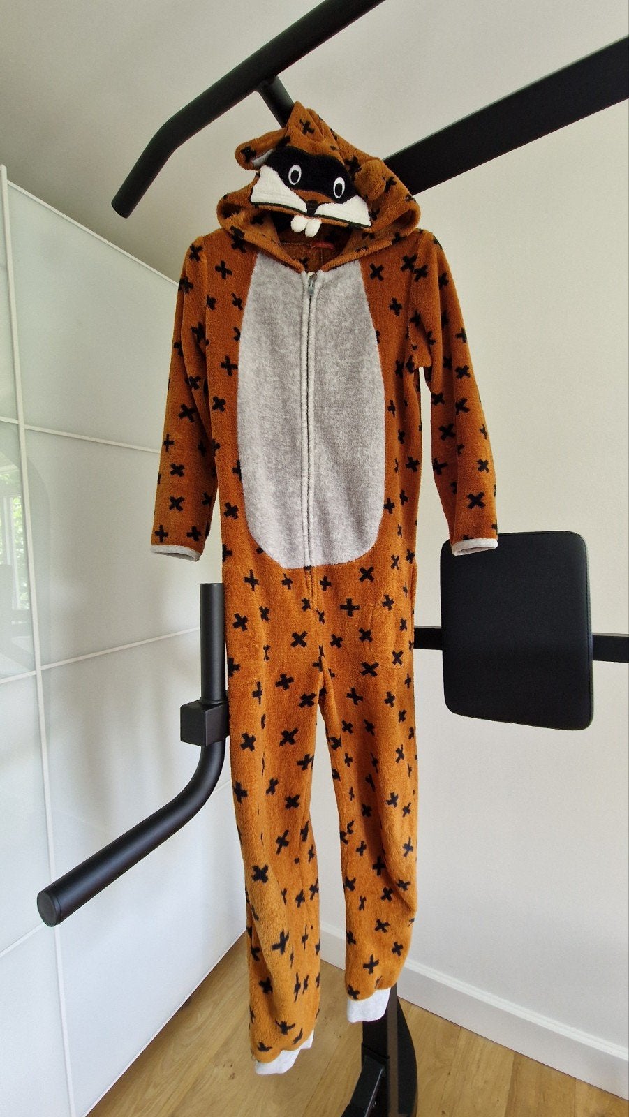 Hema Vossenjacht Onesie Maat 134-140, Kinderen en Baby's, Kinderkleding | Maat 134, Ophalen, Nacht- of Onderkleding, Gebruikt