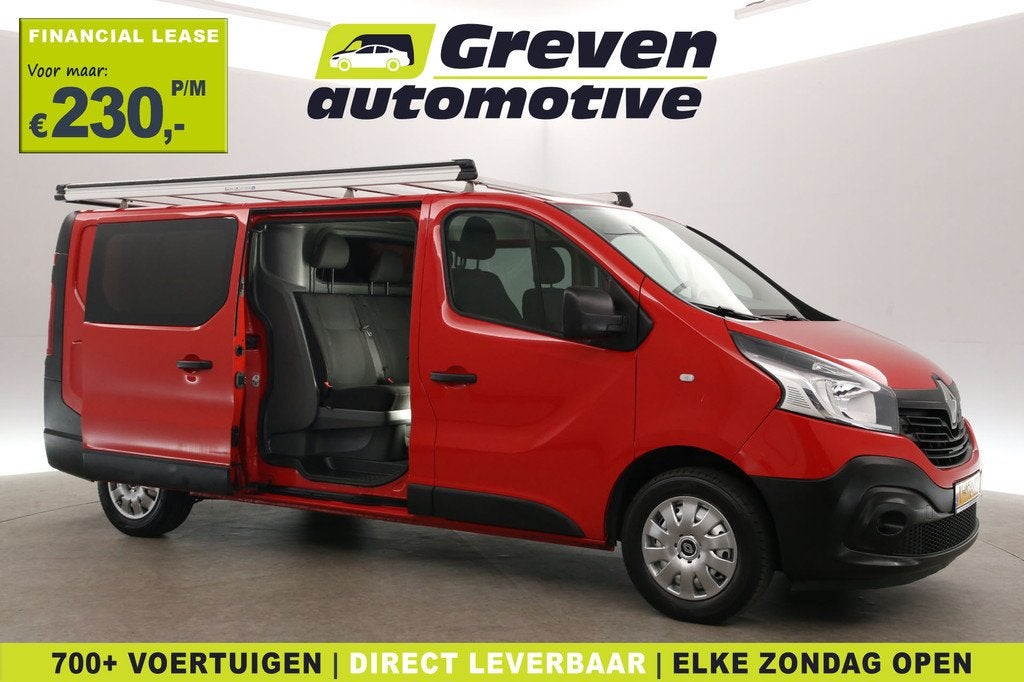 Renault Trafic 1.6 dCi T29 L2H1 | Dubbele Cabine | Airco | C, Voorwielaandrijving, Gebruikt, Euro 6, 4 cilinders