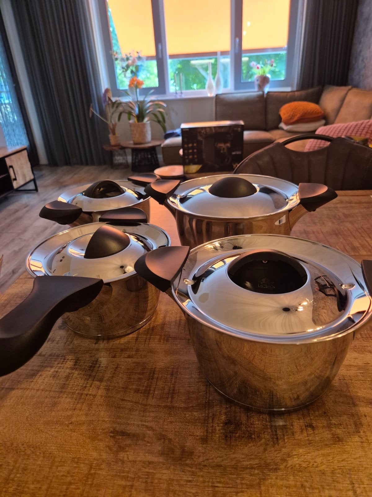 Pannenset BK, Huis en Inrichting, Keuken | Potten en Pannen, BK, Pannenset, Ophalen of Verzenden, Zo goed als nieuw