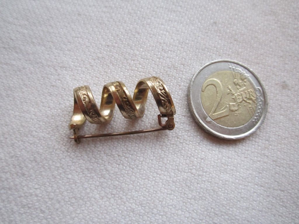 40.   Heel aparte oude sjaalhouder, Sieraden, Tassen en Uiterlijk, Antieke sieraden, Ophalen, Overige materialen, Overige typen