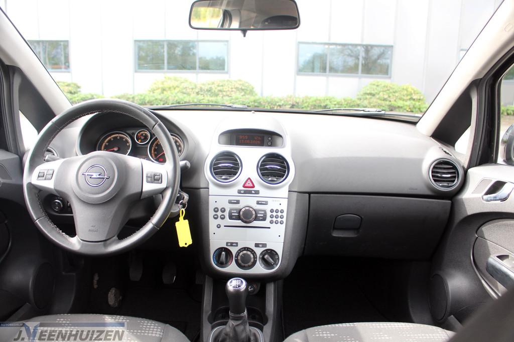 Opel Corsa 1.4-16V 2011 Airco Nwe APK! (bj 2011), Voorwielaandrijving, Euro 5, Stof, 1398 cc