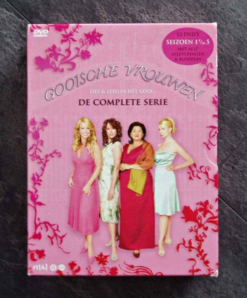 De Complete Serie Gooische Vrouwen 1 t/m 5 - Boxset 13 DVD, Verzenden, Zo goed als nieuw, Komedie, Vanaf 12 jaar