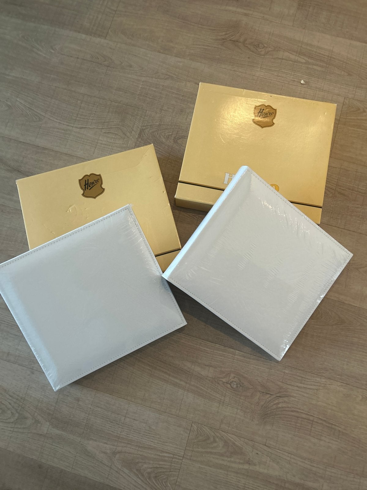 2x Henzo Fotoalbum Wit - Nieuw in Doos, Henzo, Wit, Plakboek, Nieuw