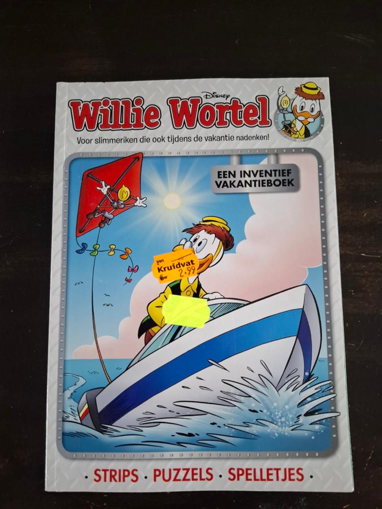 Willie Wortel vakantieboek, Eén stripboek, Ophalen of Verzenden