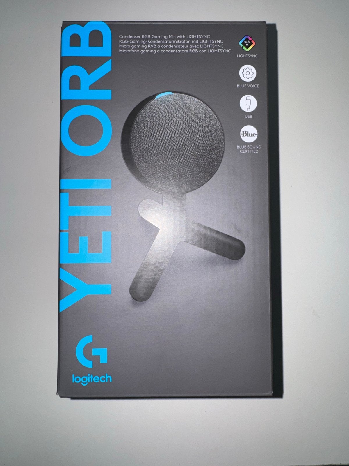 Logitech Yeti Orb USB-C Microfoon - Gaming en Streaming, Ophalen of Verzenden, Nieuw, Overige typen