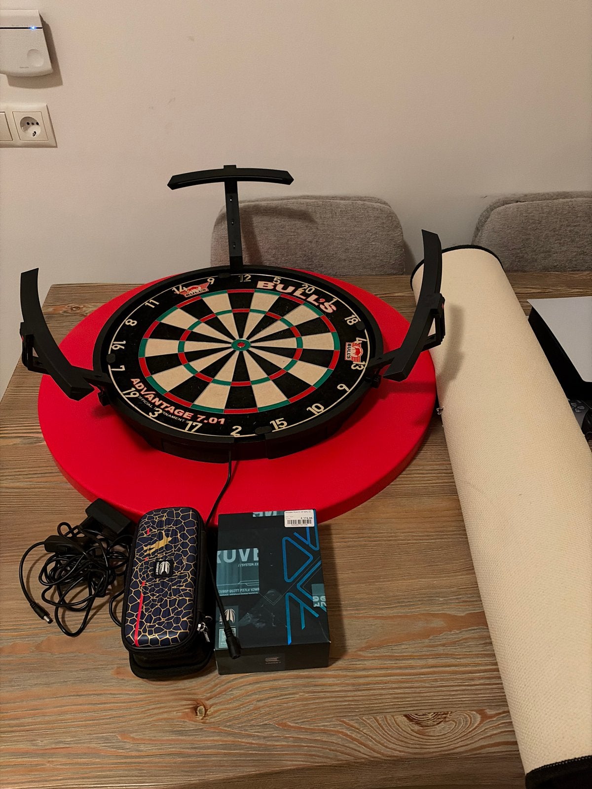Dart set, Ophalen, Gebruikt, Dartbord met pijlen