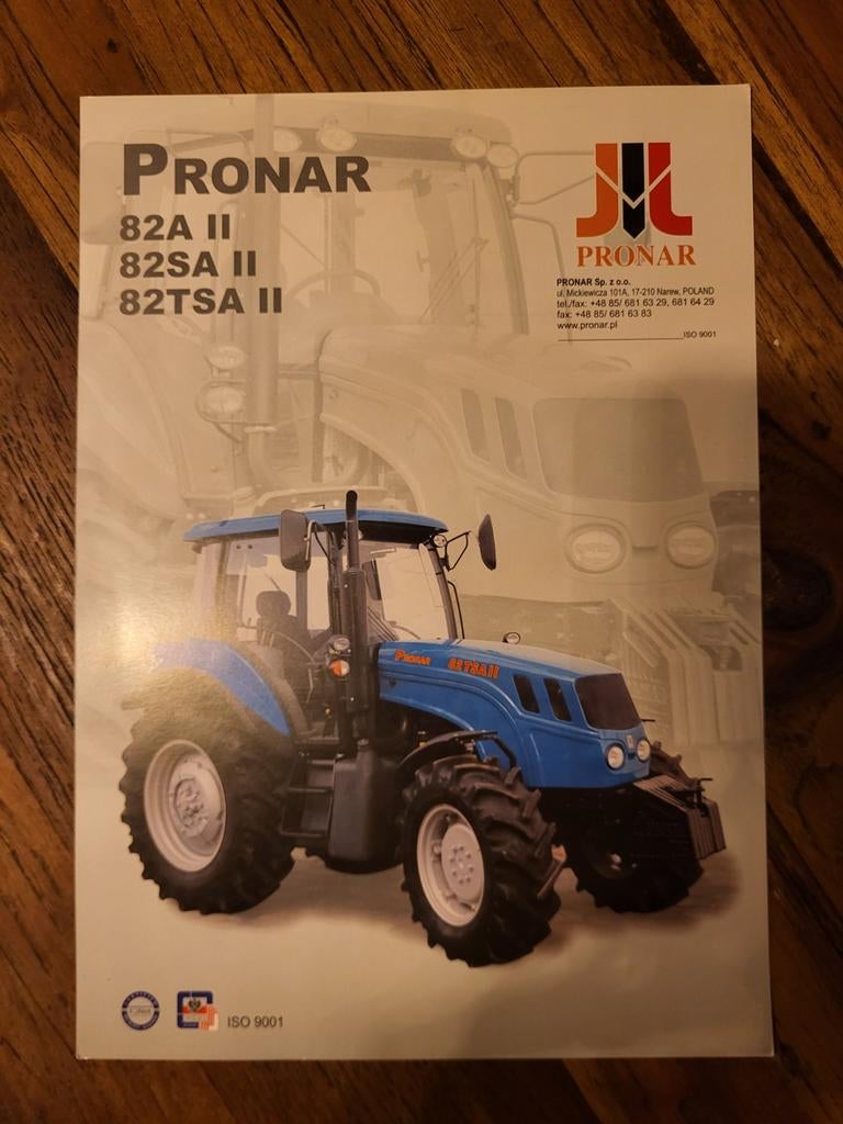 tractor folder PRONAR 82A II, 82SA II, 82TSA II, Ophalen of Verzenden, Zo goed als nieuw