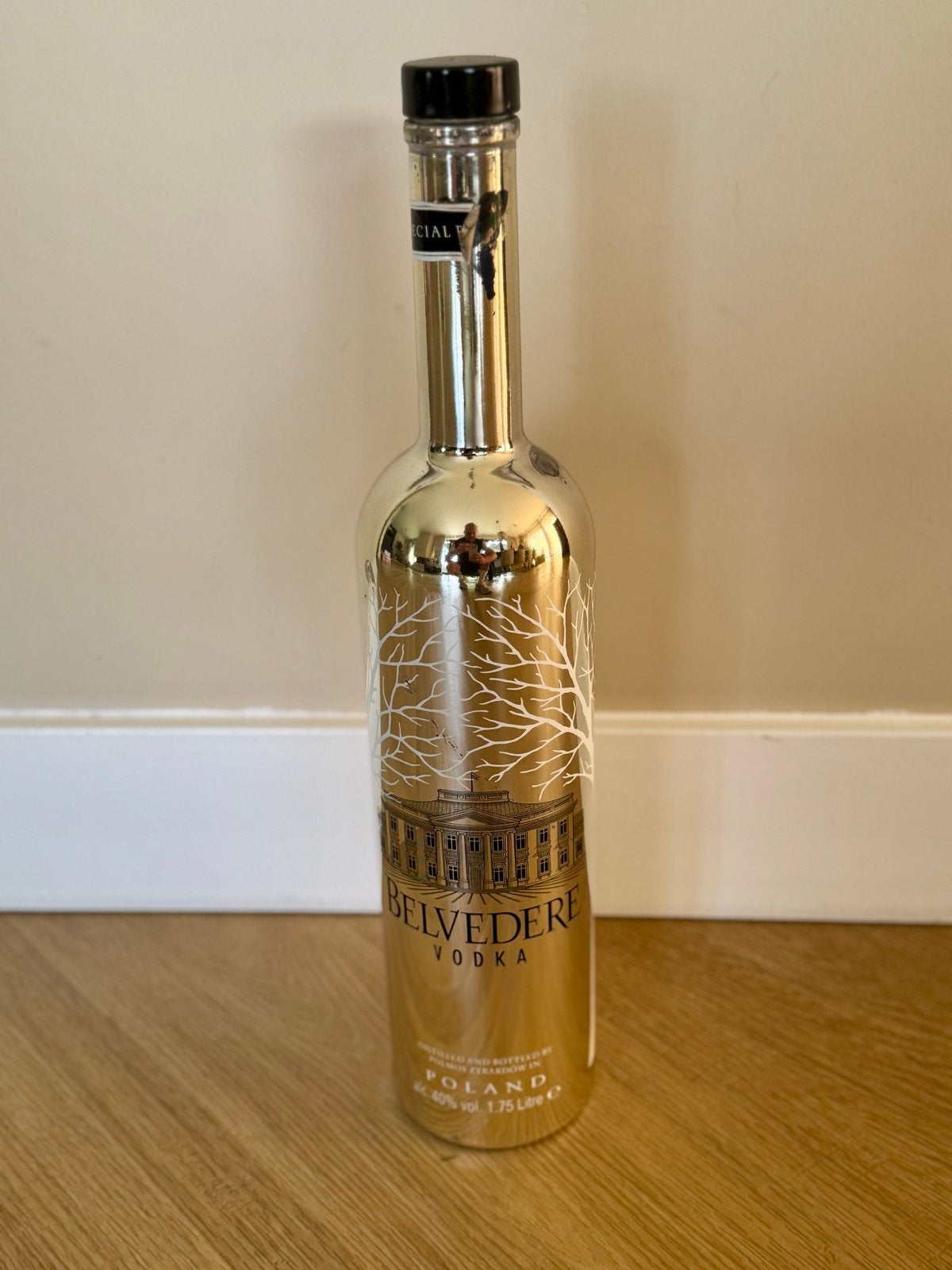 Belvedere Vodka fles - 3 liter (leeg), Ophalen of Verzenden, Zo goed als nieuw, Verpakking