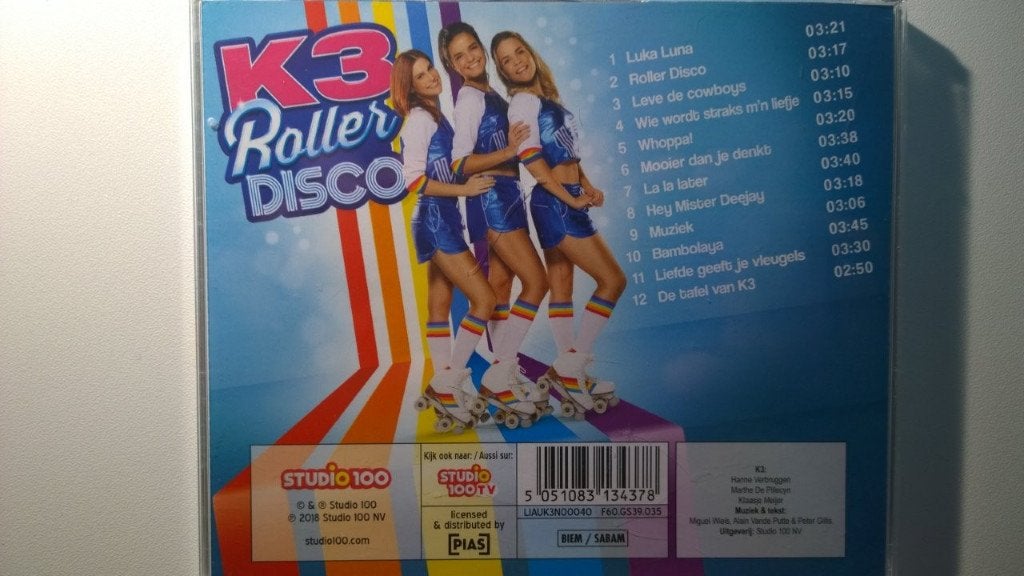 K3 - Roller Disco (CD + DVD), Cd's en Dvd's, Cd's | Kinderen en Jeugd, Inclusief DVD, 6 tot 9 jaar, Ophalen of Verzenden, Zo goed als nieuw