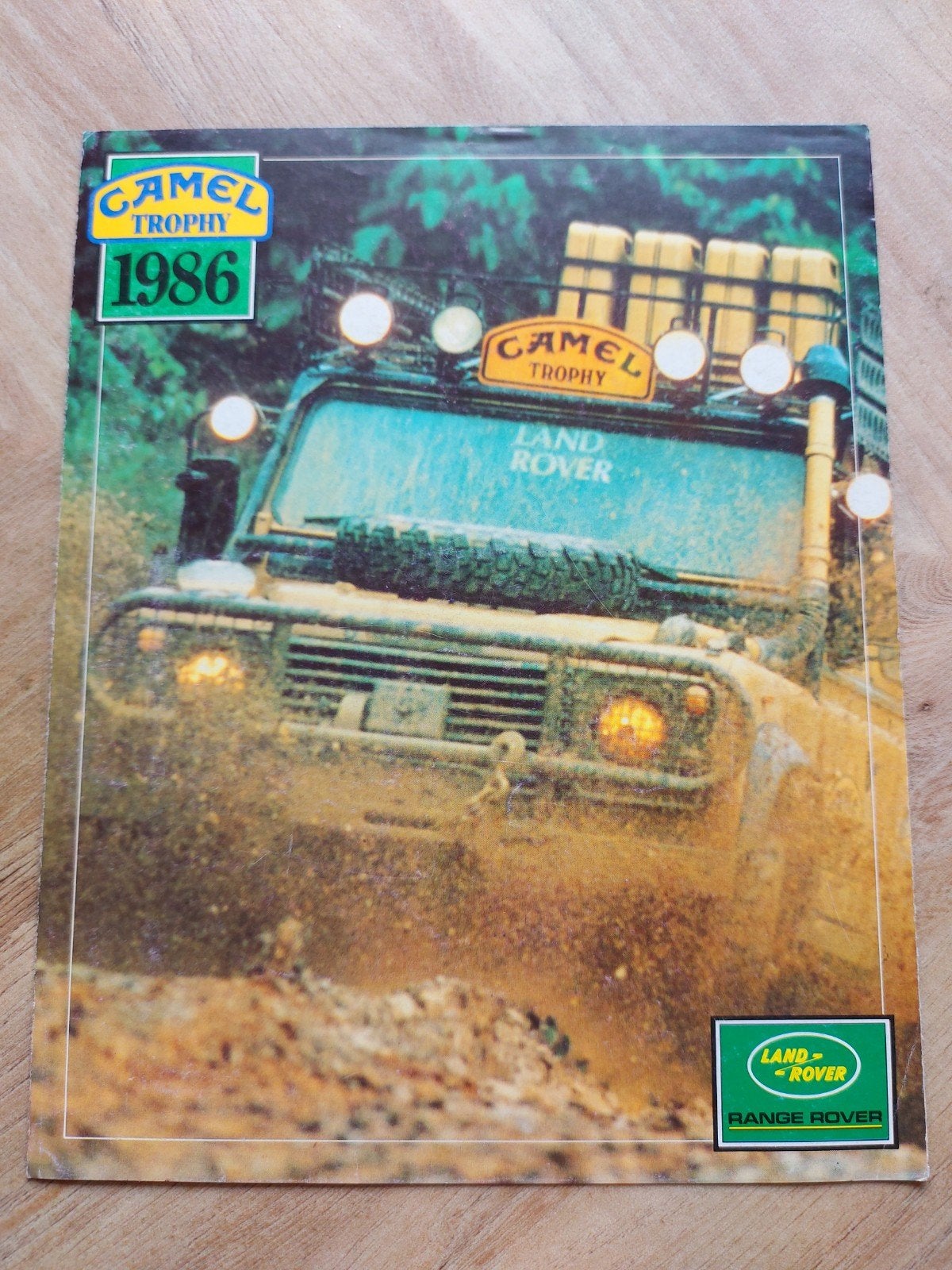 Land Rover Camel Trophy 1986 folder, Ophalen of Verzenden, Zo goed als nieuw, Overige merken