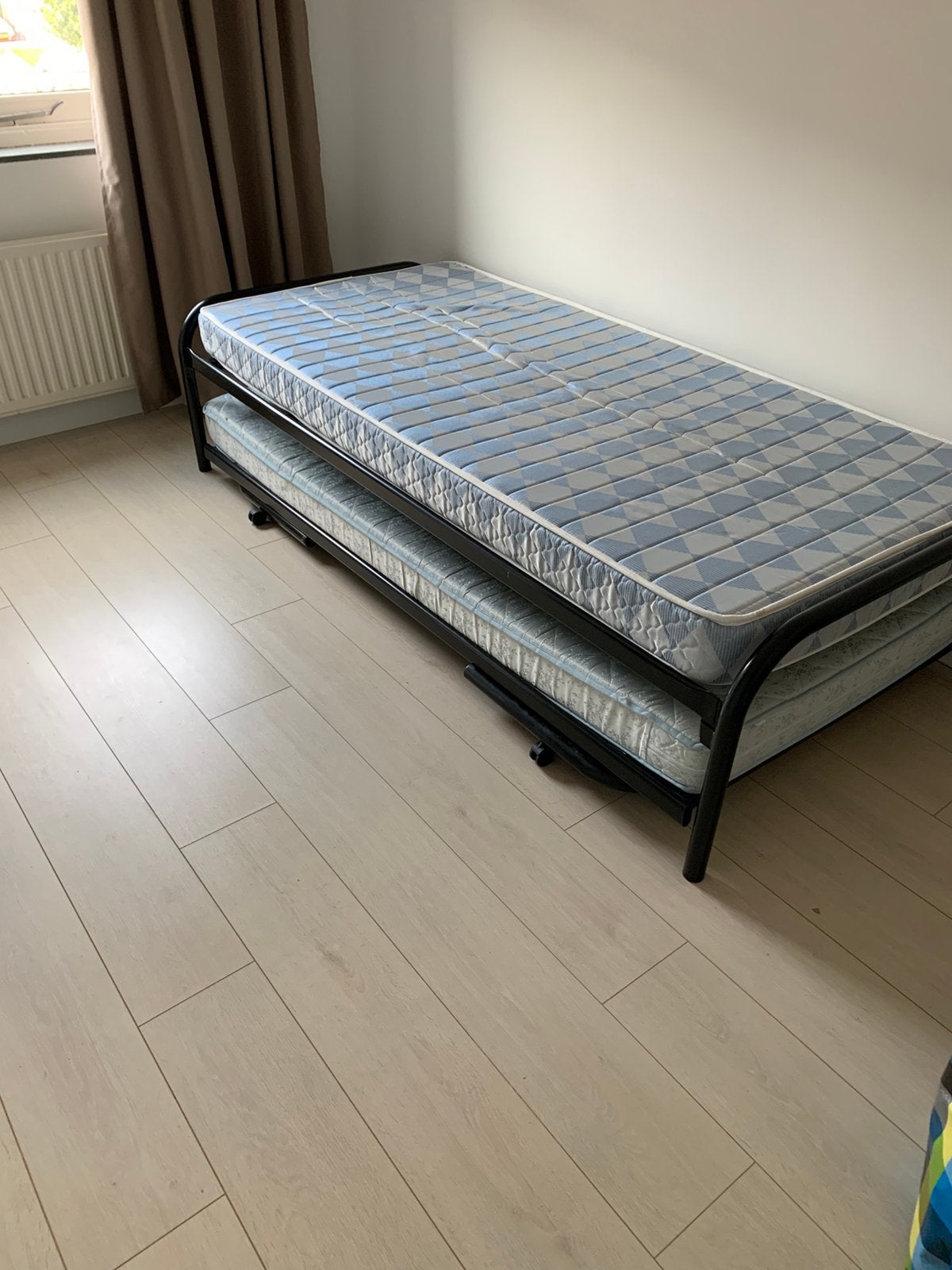 Onderschuif bed, Ophalen, 90 cm, Eenpersoons, Zo goed als nieuw