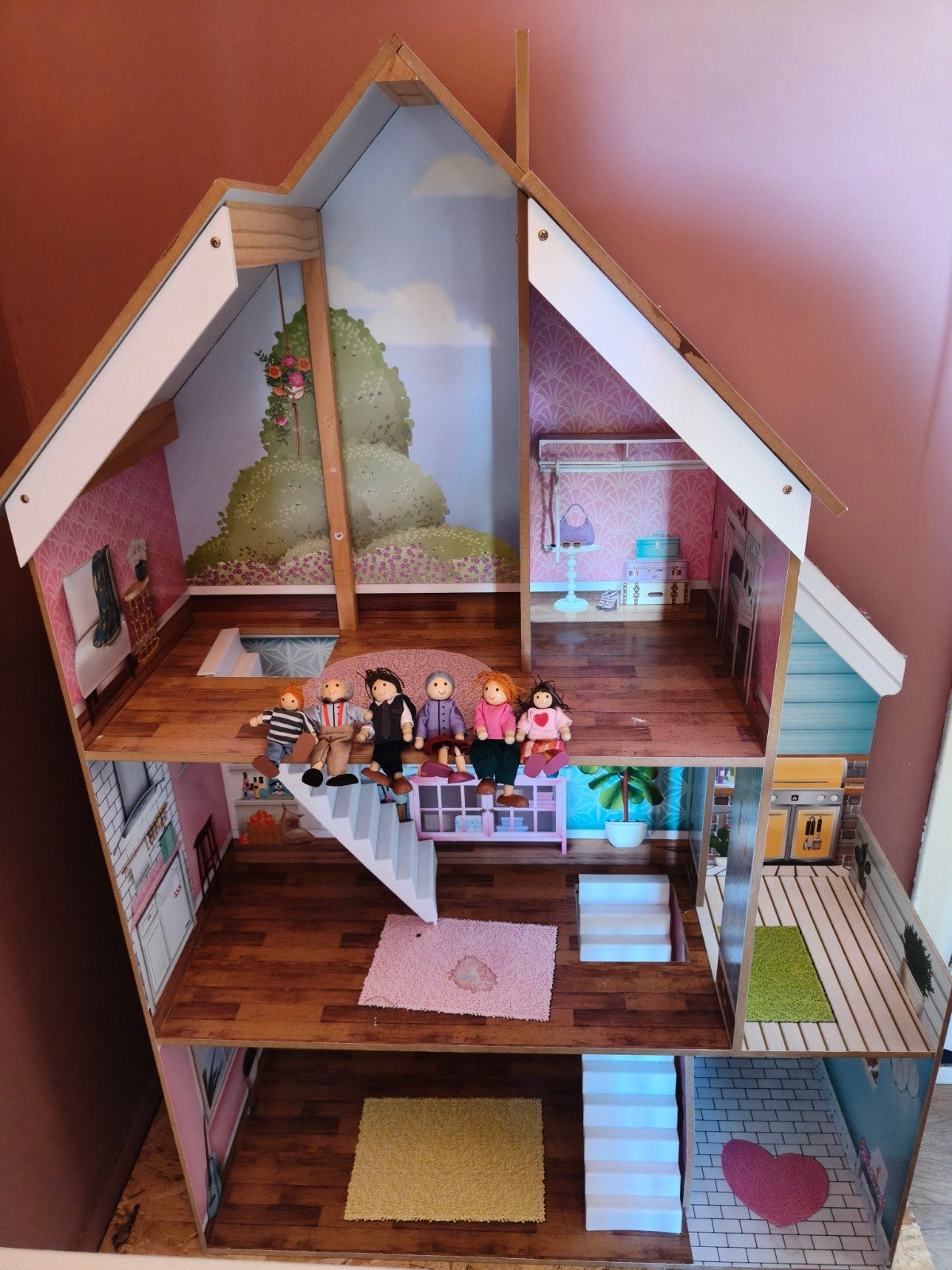 Kidkraft poppenhuis, Ophalen, Gebruikt, Poppenhuis