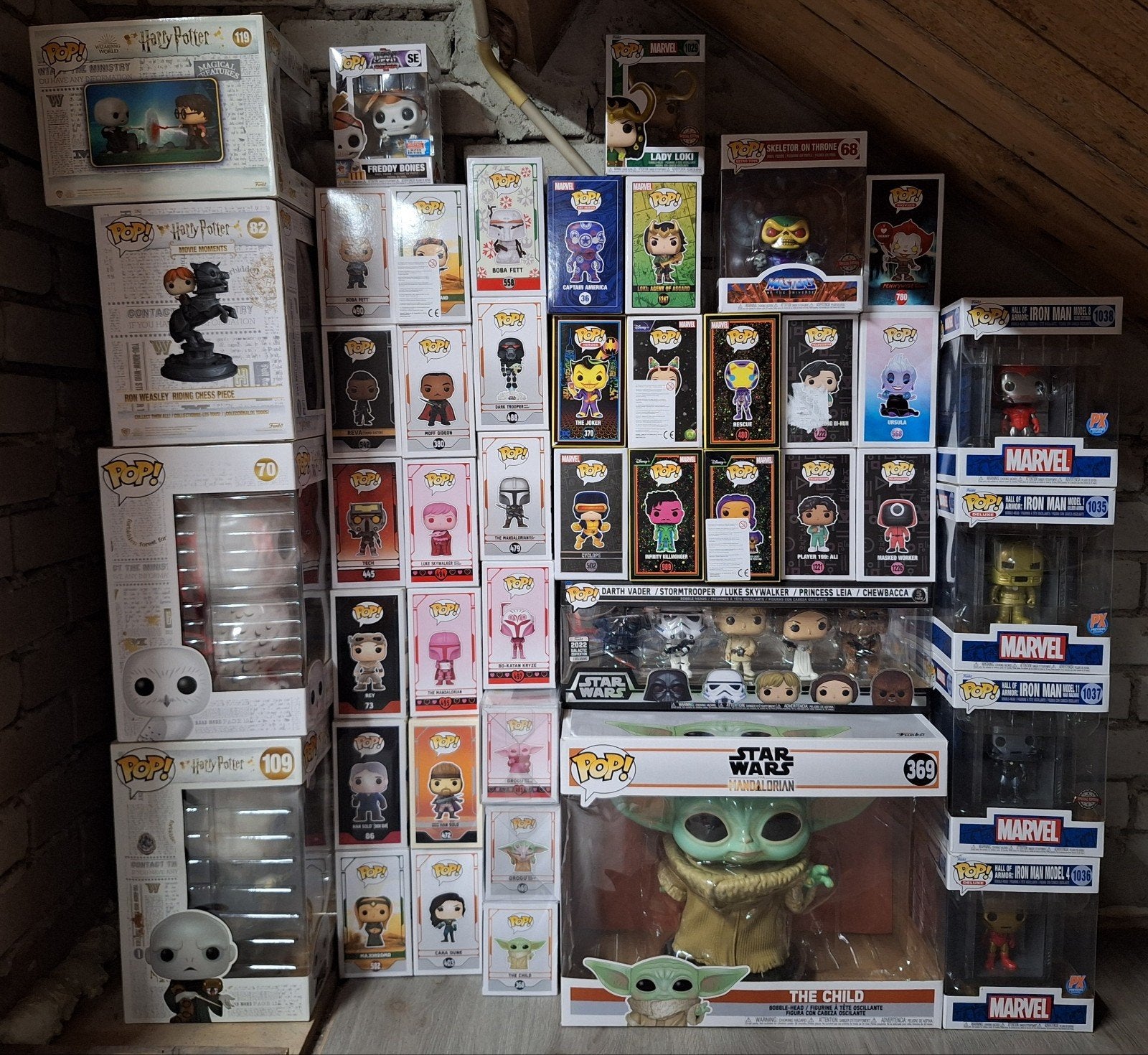 Funko Pop collectie – Marvel, Star Wars & Harry Potter, Ophalen of Verzenden, Zo goed als nieuw