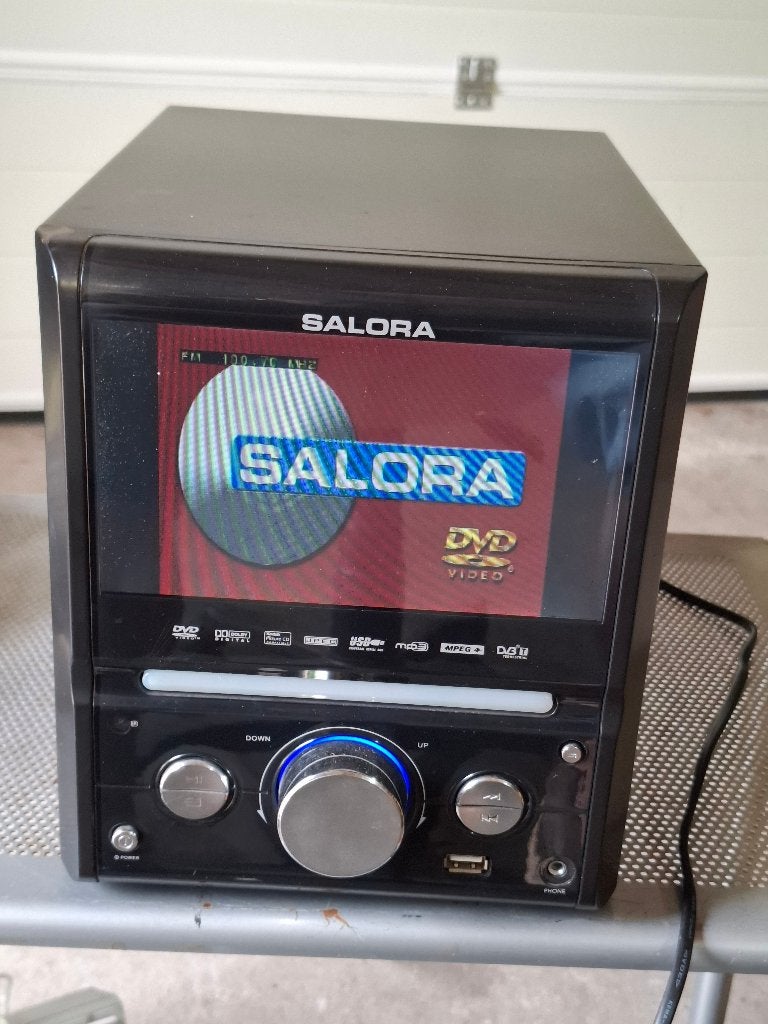 UNIEKE  SALORA  RADIO & CD & DVD & TV & USB & AFSTANDBIEDING, Ophalen, Gebruikt, Overige typen, Met cd-speler