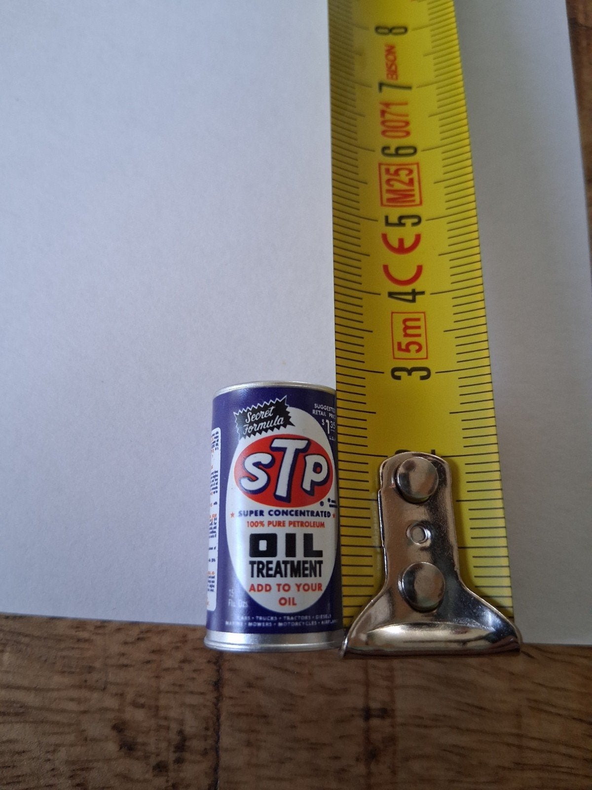 Miniatuur STP Oil Treatment blikje - Verzamelobject, Overige merken, Gebruikt, 1:50 of kleiner, Overige typen