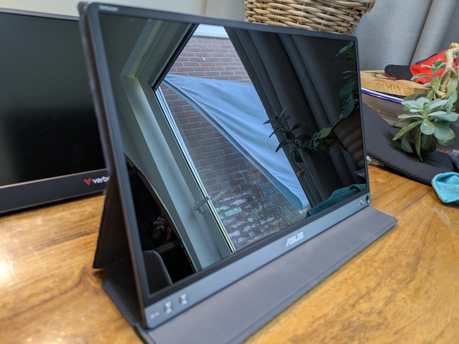 Asus ZenScreen MB16AC USB-C Monitor met originele case, Ophalen of Verzenden, Zo goed als nieuw, USB-C, Asus