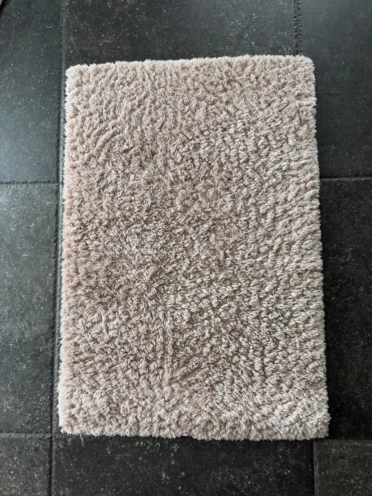 Zacht poeder roze vloerkleed, zgan kinderkamer, 100 tot 150 cm, Beige, Zo goed als nieuw, Rechthoekig