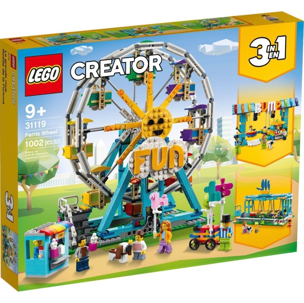 LEGO 31119 CREATOR 3-IN-1 - Reuzenrad (sealed), Nieuw, Ophalen of Verzenden, Compleet, Lego