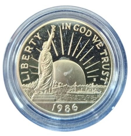 Verenigde Staten set Liberty 1986 100 jaar vrijheidsbeeld, Postzegels en Munten, Munten | Amerika, Ophalen of Verzenden, Noord-Amerika