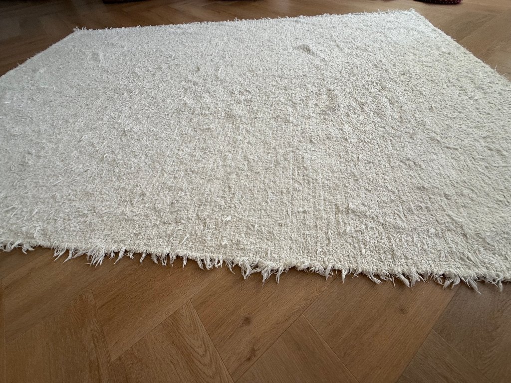 Zara Home cotton rug 160x230cm, Wit, 150 tot 200 cm, 200 cm of meer, Ophalen of Verzenden