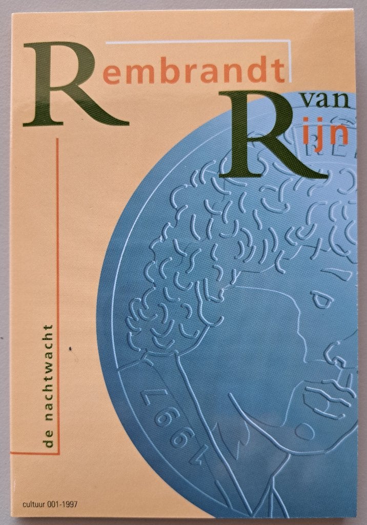 Muntset Rembrandt van Rijn I 1997 FDC, Postzegels en Munten, Ophalen of Verzenden, Koningin Beatrix, Overige waardes, Setje