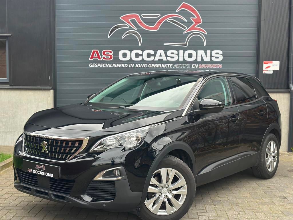 Peugeot 3008 1.2 PureTech CarPlay - 360 CAM- Assistent, Voorwielaandrijving, Gebruikt, 1199 cc, Zwart