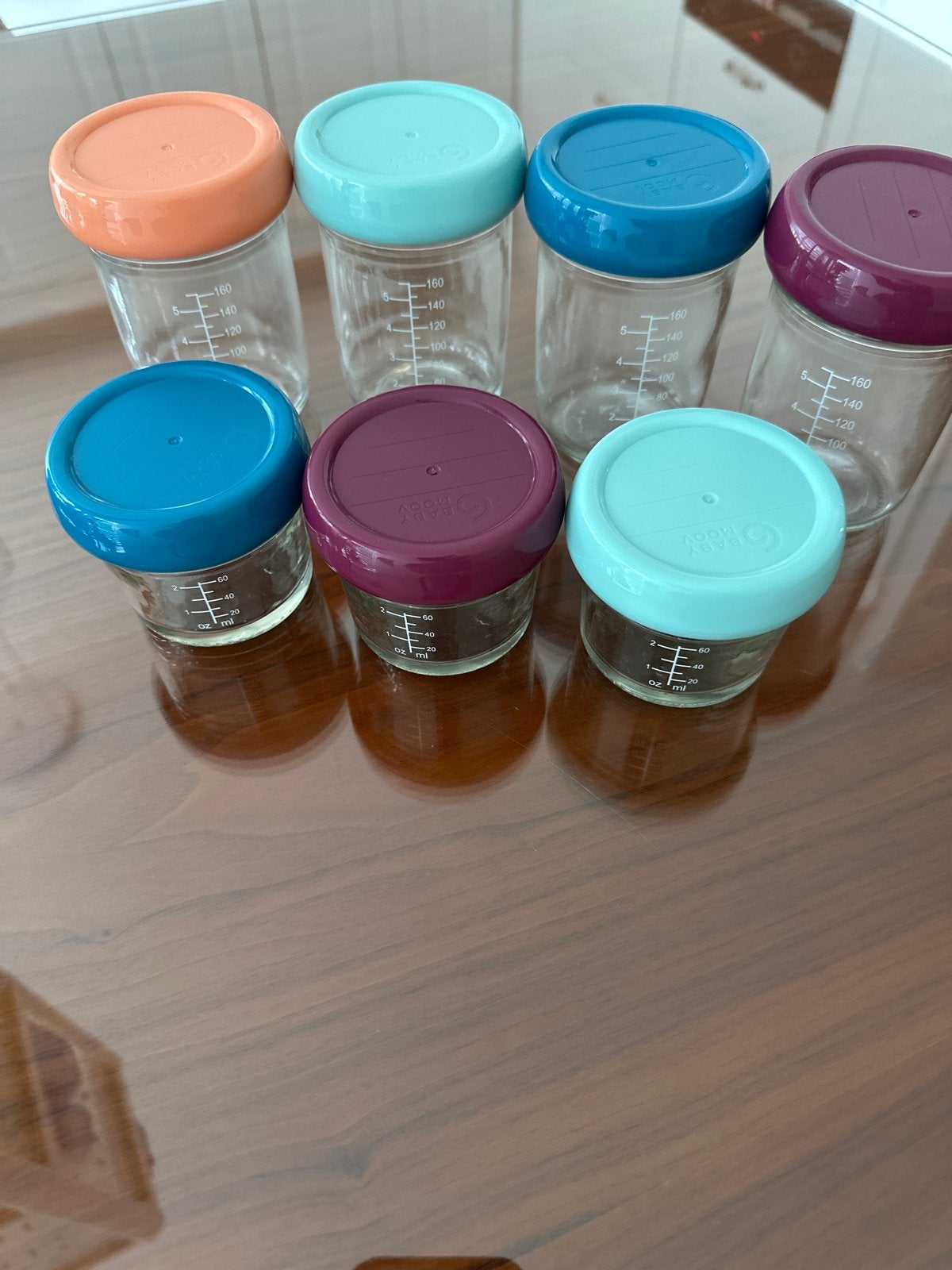 Avent glazen bewaarpotjes voor babyvoeding (7 stuks), Kinderen en Baby's, Babyvoeding en Toebehoren, Ophalen, Zo goed als nieuw