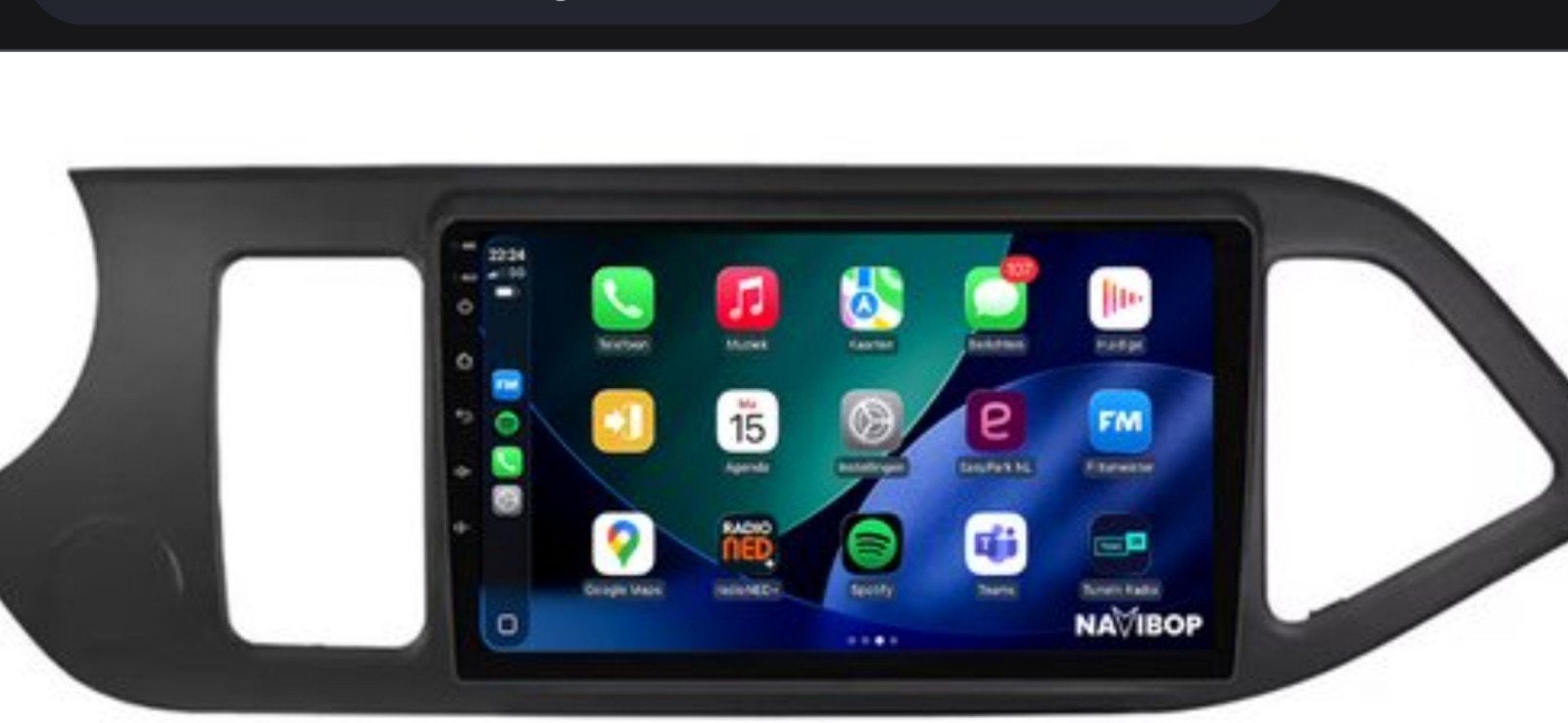 Kia Picanto Autoradio met carplay en Apple / Android radio, Ophalen of Verzenden, Zo goed als nieuw