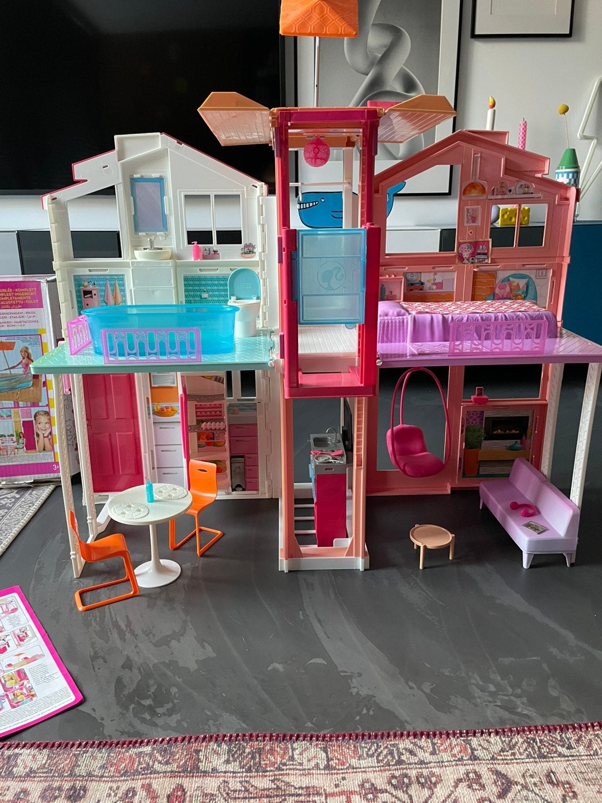 Barbie Dreamhouse DLY32-9597, Ophalen, Gebruikt, Toebehoren
