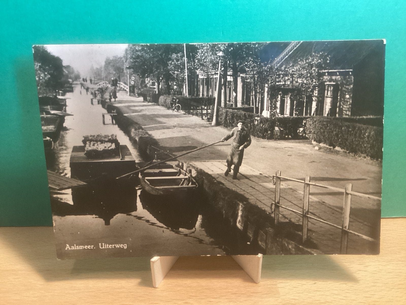 Oude ansichtkaart Aalsmeer, Uiterweg -   708, Ophalen of Verzenden, Voor 1920, Gelopen, Noord-Holland