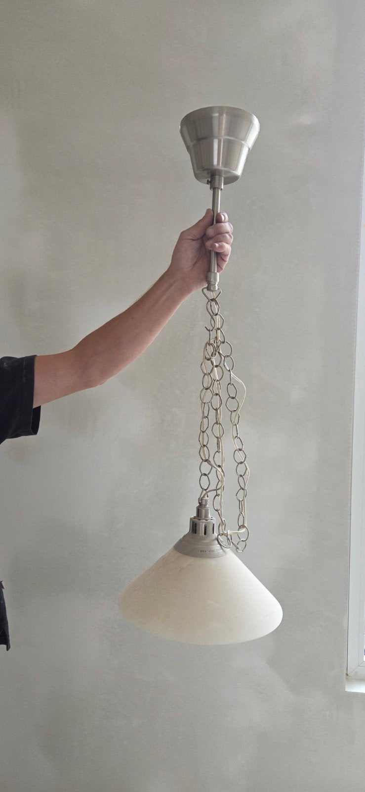 hanglamp Ikea, Ophalen, Zo goed als nieuw, Glas, E27 (groot)