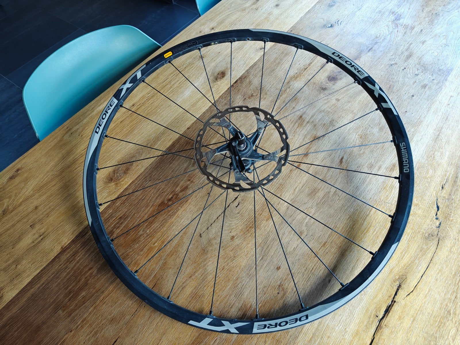 Shimano Deore XT 29" MTB  voorwiel. Quickrelease, Gebruikt, Gravelbike, Shimano Deore XT, Aluminium