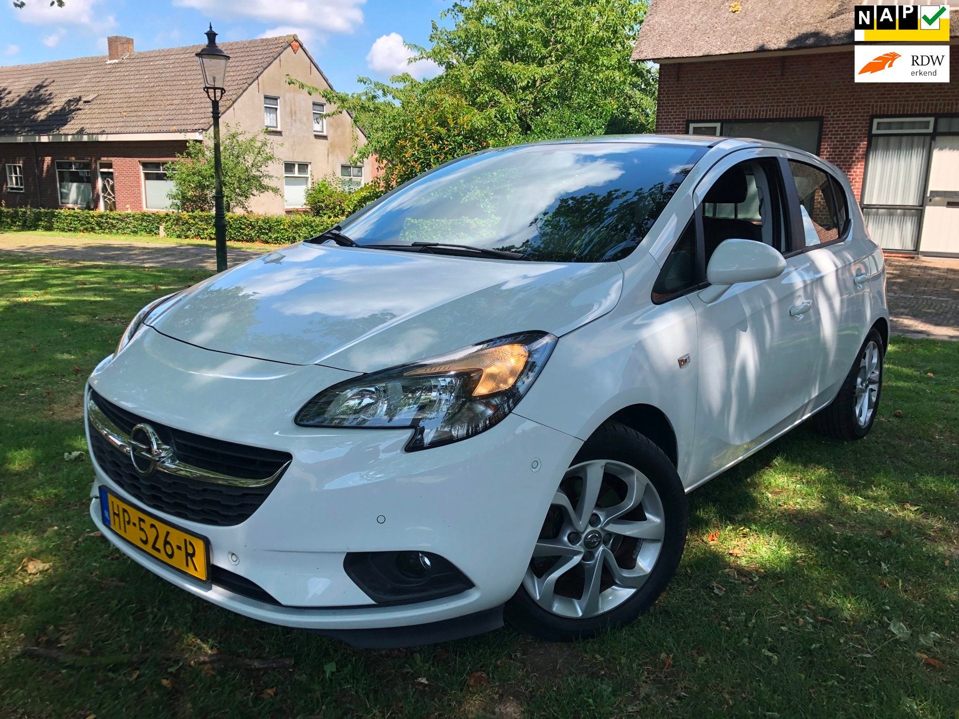 Opel Corsa 1.0 Turbo Edition ORG NL / LM / AIRCO / KM NAP!, Voorwielaandrijving, Stof, Gebruikt, Euro 6