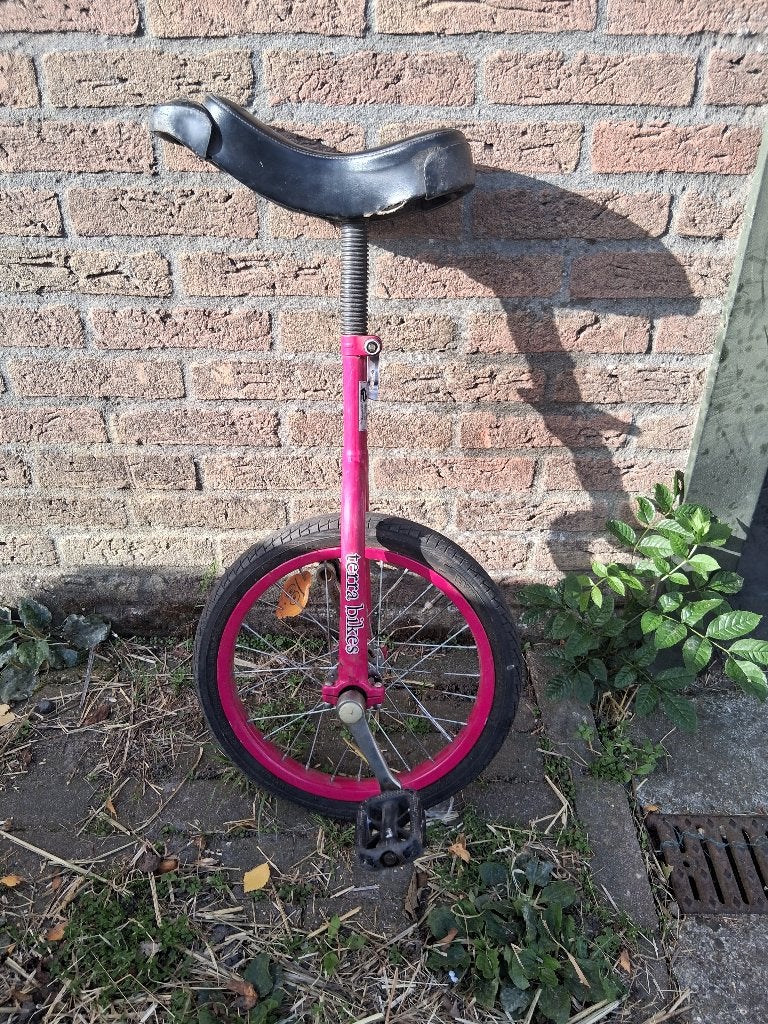 Een wieler, Ophalen, Gebruikt, Terugtraprem