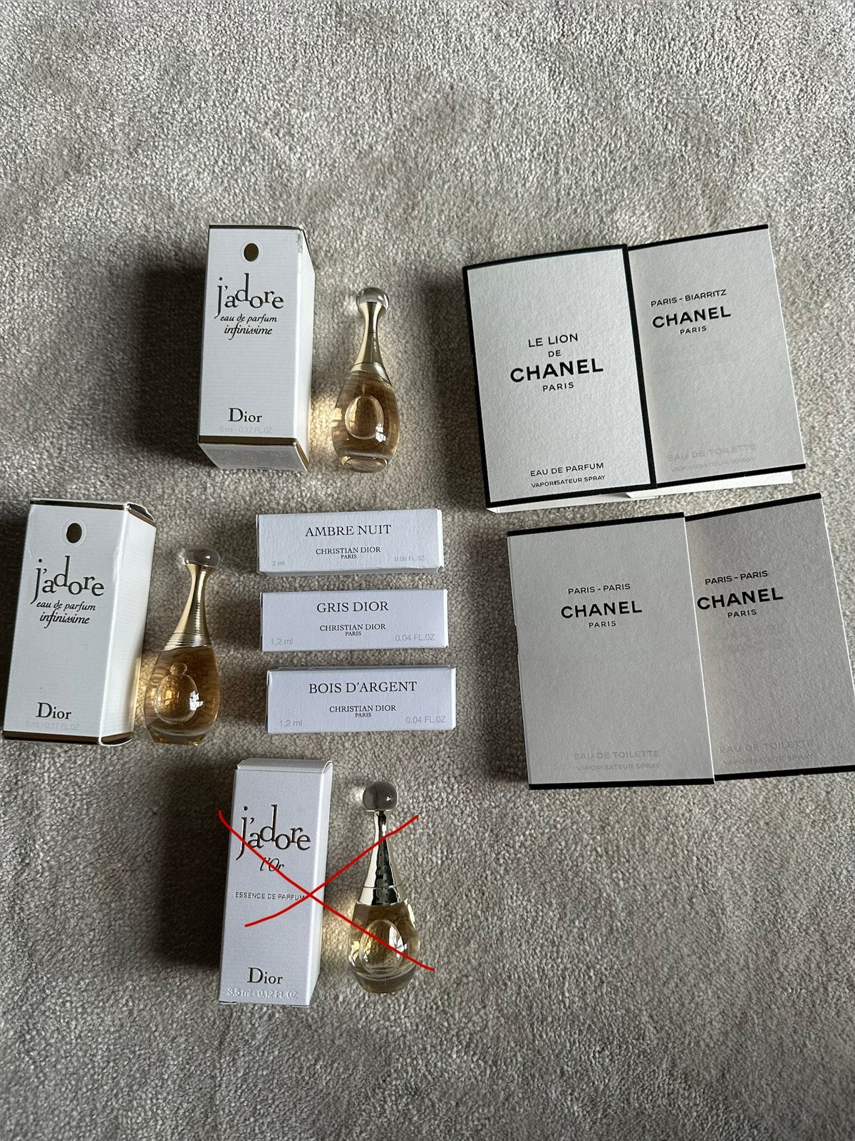 Chan Dior Minis Miniatuur Samples Proefjes, Ophalen of Verzenden, Nieuw, Miniatuur, Gevuld