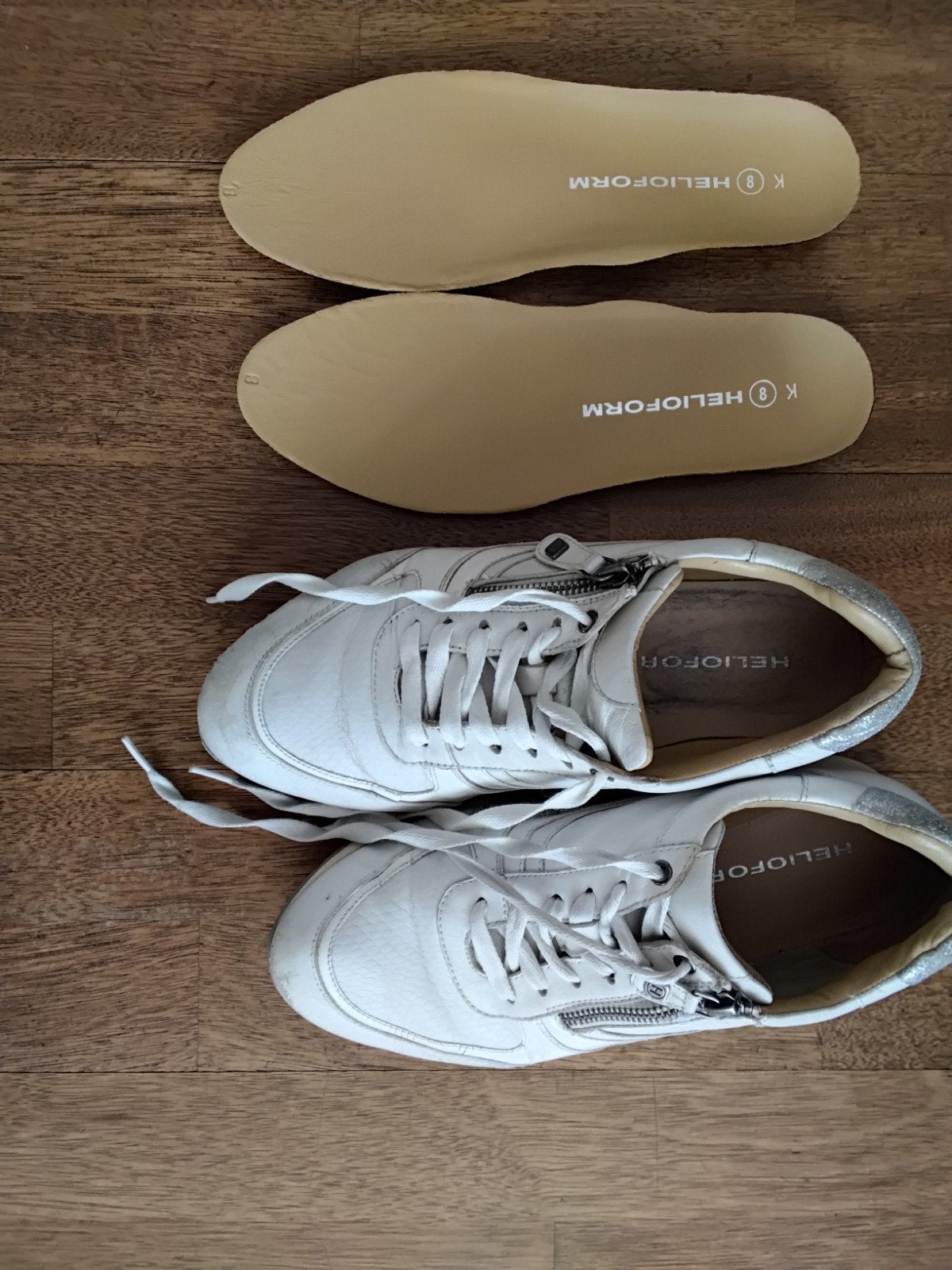 Gedragen schoenen sneakers  nieuwe inlegzolen Helioform 42, Ophalen of Verzenden, Nieuw, Sneakers of Gympen