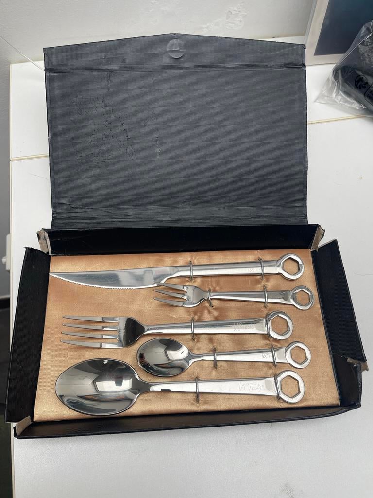 KS Tools bestekset voor verzamelaar - Uniek design, Ophalen of Verzenden, Zo goed als nieuw, Rvs of Chroom, Bestekset