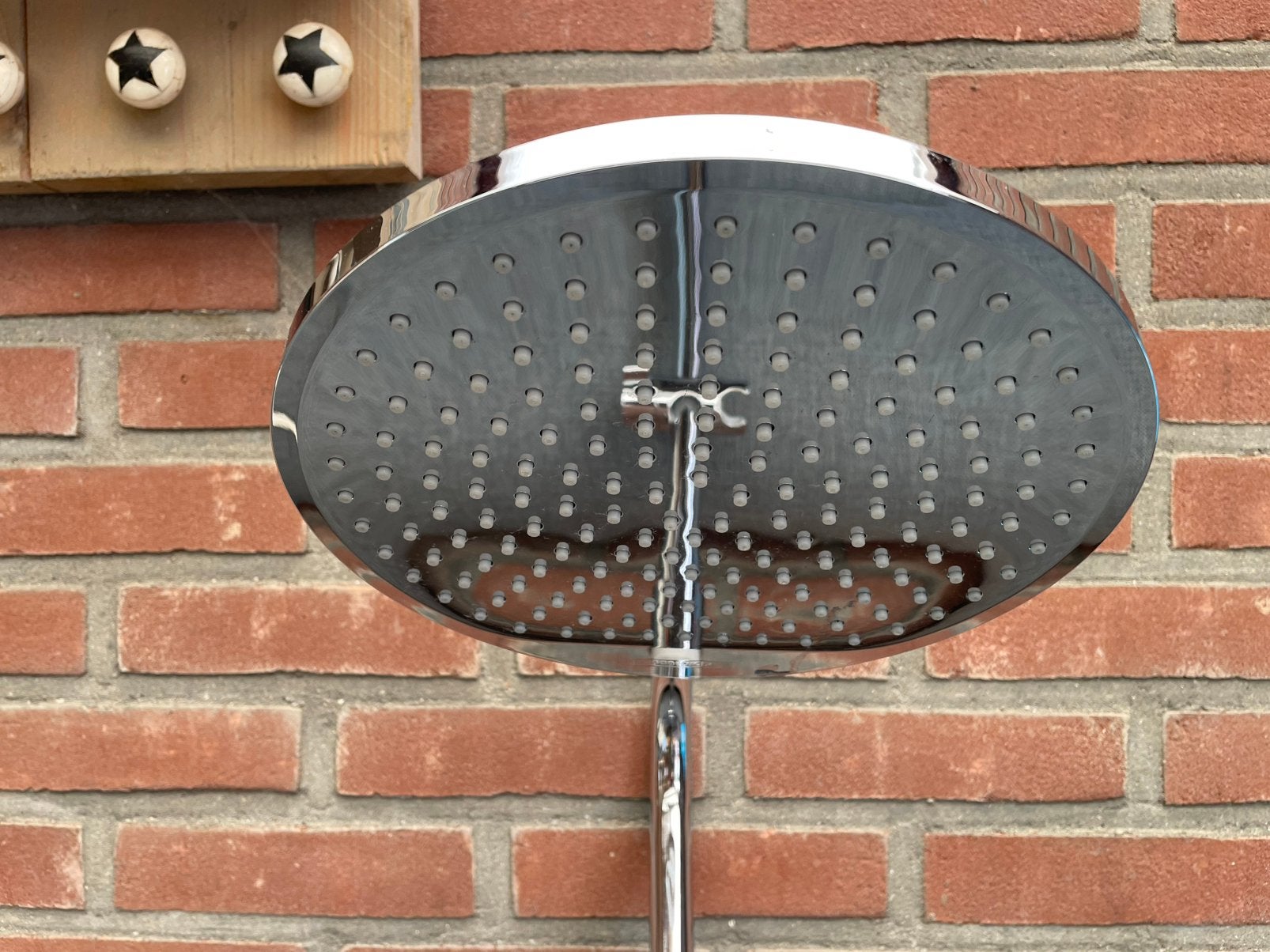 Regendouche hansgrohe kop 24cm en thermostaatkraan, Ophalen of Verzenden, Zo goed als nieuw