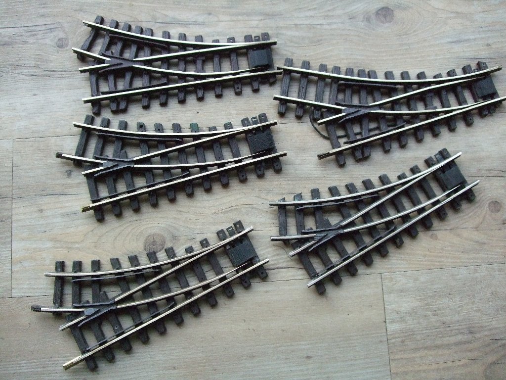 LGB R1 wissels, Gebruikt, Gelijkstroom, Rails, Ophalen of Verzenden