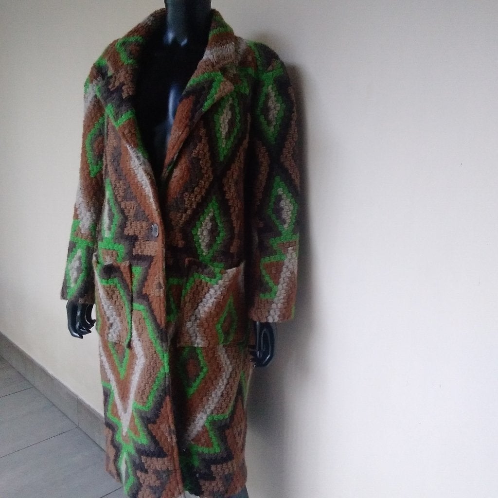Prachtige lange gebreide pull/jas.Made in Italy, Kleding | Dames, Truien en Vesten, Lange gebreide pull/vest, Verzenden, Gedragen