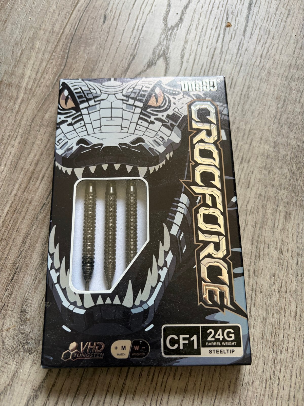 One80 Crocforce CF1 Darts 24 gram Steeltip, Sport en Fitness, Ophalen of Verzenden, Zo goed als nieuw, Pijlen